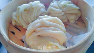 葱香花卷的做法步骤:14