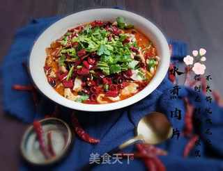 水煮肉片的做法步骤:14