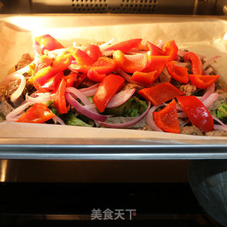 西兰花烤牛柳的做法步骤:13