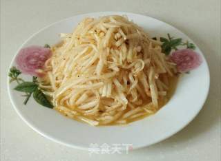凉拌萝卜丝的做法步骤:5