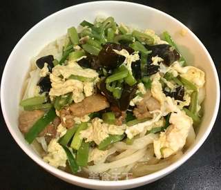 夏日懒人餐之芸豆打卤面的做法步骤:12