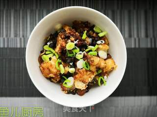 香蒸豆豉鱼背──“鱼儿厨房”私房菜的做法步骤:13