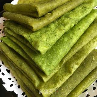 菠菜春饼的做法步骤:16