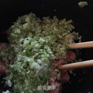 翡翠白菜海参肉饺的做法步骤:8