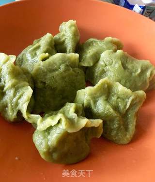 翡翠白菜海参肉饺的做法步骤:16