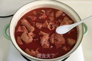 红糟焖猪蹄的做法步骤:8