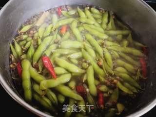 卤水毛豆的做法步骤:8