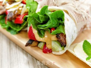 川香鳗鱼卷饼的做法步骤:20