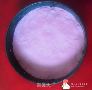 紫薯奶香发糕的做法步骤:5