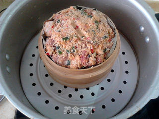 竹笼粉蒸牛肉的做法步骤：11