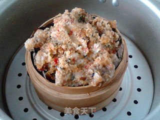 竹笼粉蒸牛肉的做法步骤：13
