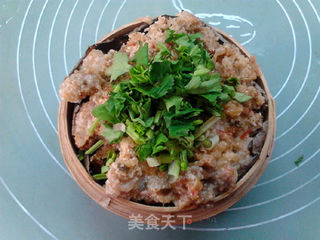 竹笼粉蒸牛肉的做法步骤:14