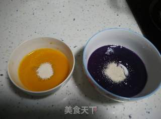 紫薯发糕和南瓜发糕的做法步骤：3