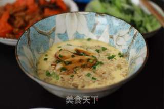 松茸蒸蛋的做法步骤：3
