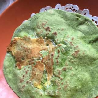 鸡蛋灌饼的做法步骤:11
