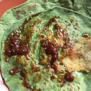鸡蛋灌饼的做法步骤:12