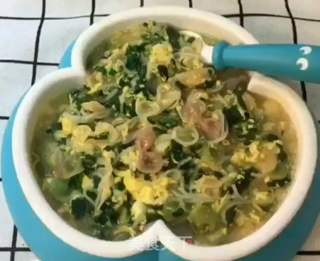 菠菜鸡蛋面的做法步骤：7