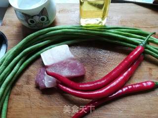 豆角炒肉末的做法步骤:2