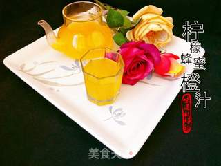 “ 夏日饮品 ”柠檬蜂蜜橙汁的做法步骤:8