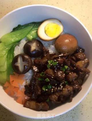 卤肉饭的做法步骤:17