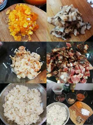 蒸炒越南糯米饭的做法步骤：2