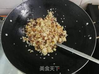 蒸炒越南糯米饭的做法步骤：4