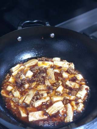 麻婆豆腐的做法步骤:7