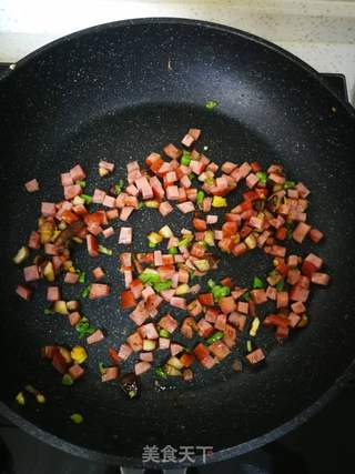 蛋炒饭的做法步骤:7