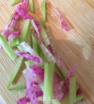 冰糖菠萝炒饭的做法步骤:10