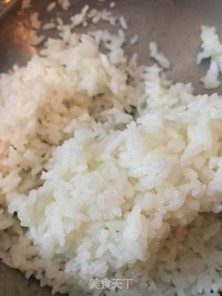 冰糖菠萝炒饭的做法步骤:11