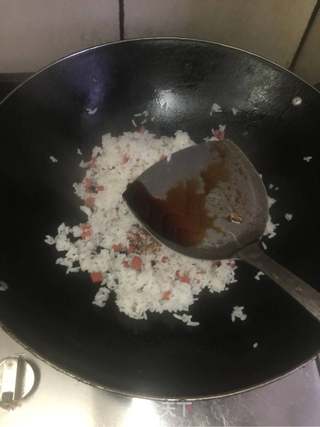 猪油炒饭的做法步骤:4