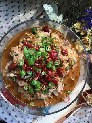 水煮肉片的做法步骤:16