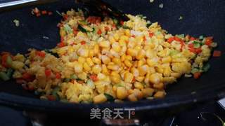 素锦蛋炒饭的做法步骤:6