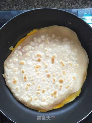 西红柿鸡蛋早餐饼的做法步骤:10