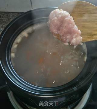 蔬菜肉末粥的做法步骤:6