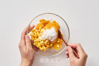玉米芝士焗红薯的做法步骤:4