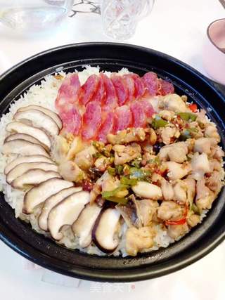 辣子鸡煲仔饭的做法步骤:9