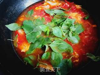 西红柿鸡蛋汤捞面的做法步骤:13