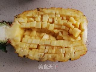 菠萝炒饭的做法步骤:5