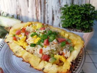 菠萝炒饭的做法步骤:16