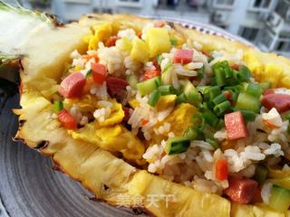 菠萝炒饭的做法步骤:18