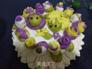 生日面点的做法步骤:15