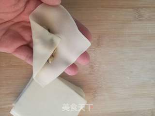 #早餐#赛过鲜肉的素馅馄饨的做法步骤:6