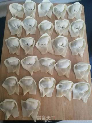 #早餐#赛过鲜肉的素馅馄饨的做法步骤:9