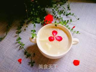 山药燕片粥的做法步骤:8