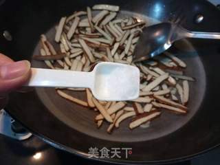 风味豆豉炒香干的做法步骤:5