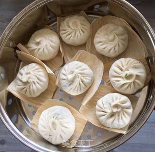 山麻楂蛤蜊肉包子的做法步骤:9