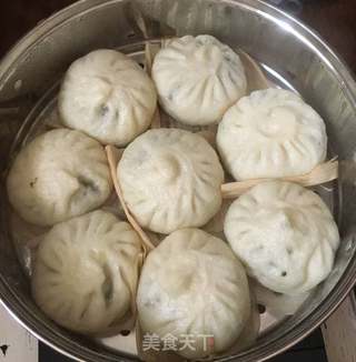 山麻楂蛤蜊肉包子的做法步骤:10