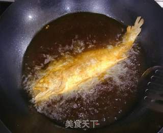 葱香大黄鱼的做法步骤:4