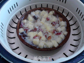 腊肉土豆蒸饭的做法步骤:6